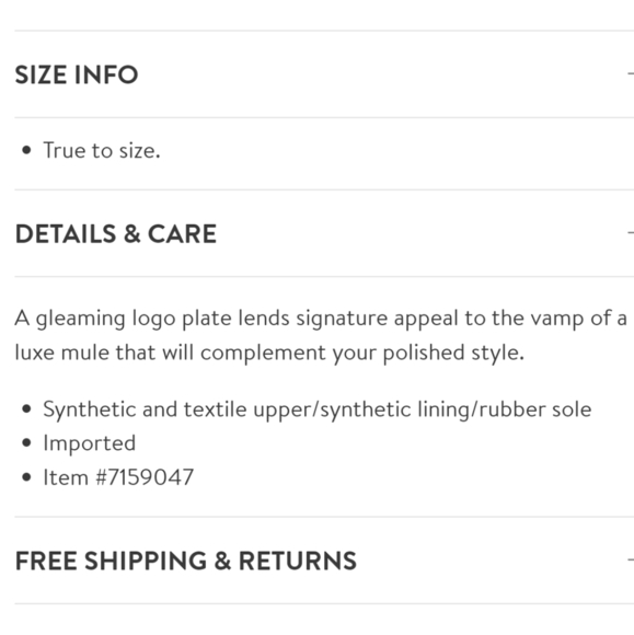 Michael KORS MK Plate Mule With Gold Details Size 6.5 - Picture 6 of 9